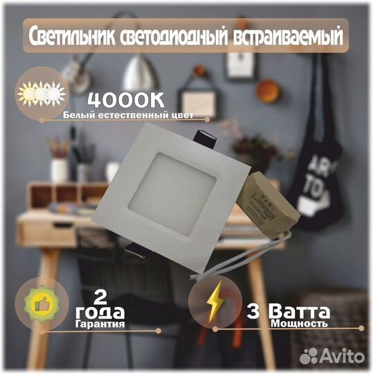 Светодиодные панели (светильники)