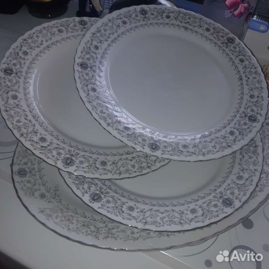Блюдо 4шт СССР /25и35см диам./ фарфор кнр; за всё