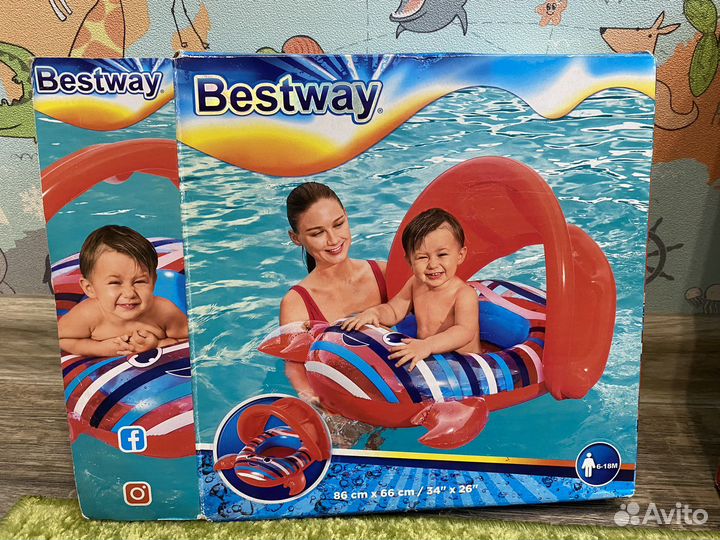 Надувные круги для плавания от 0 до 1,5 лет