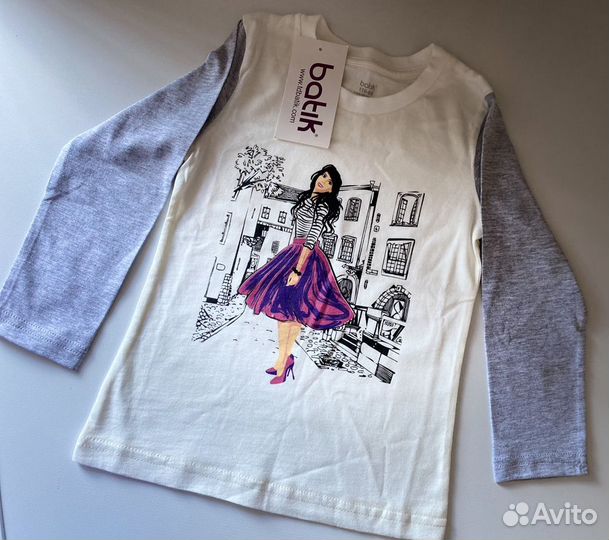 Лонгслив для девочки