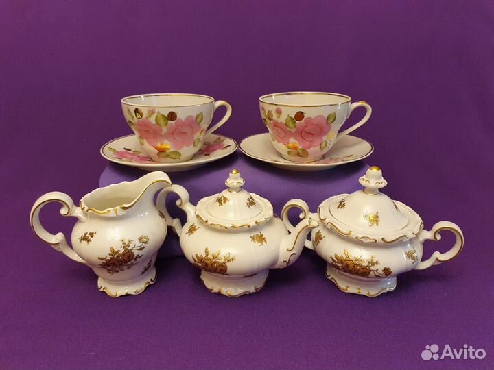 Чайные пары колокол, чайник, сахарница Wеimar