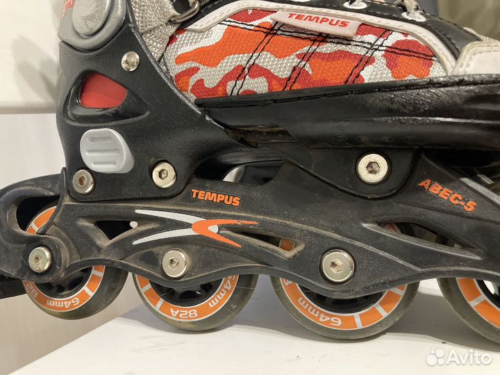Коньки ролики детские 2 в 1 Tempus
