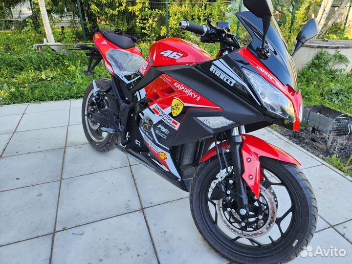 Электромотоцикл kawasaki ninja 400