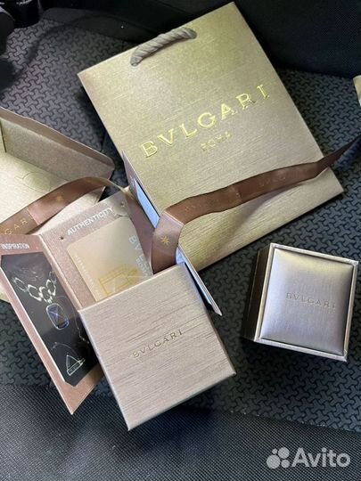 Коробка для двух колец bvlgari