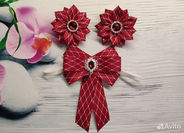 Банты на 1 сентября для школьницы