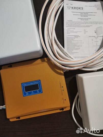 Комплект усиления GSM/3G/4G. Голосовые звонки+4G