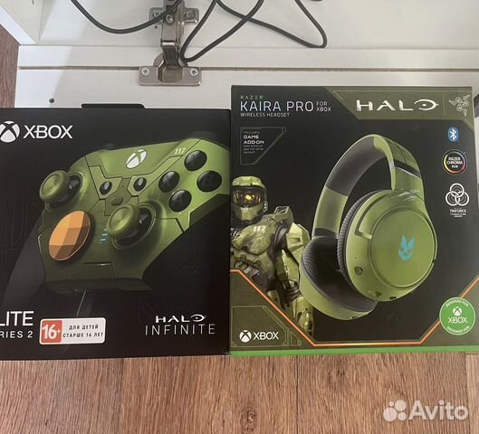 Геймпад Xbox Elite Series 2 Halo + гарнитура