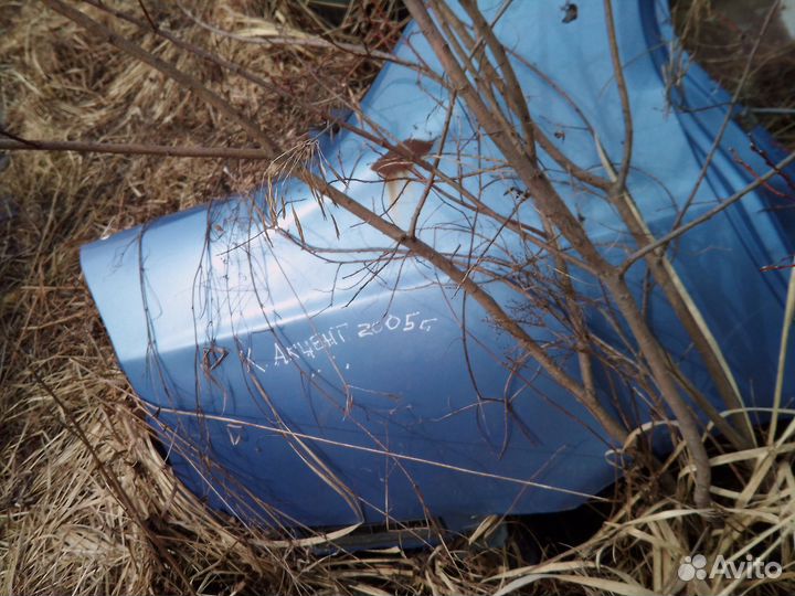 Крыло заднее правое хюндай акцент