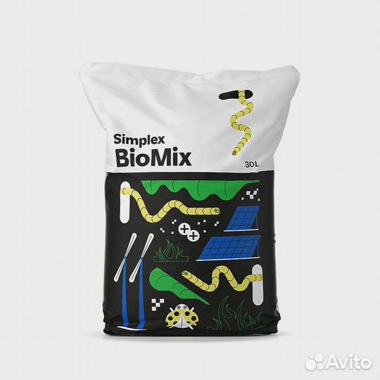 Субстрат почвосмесь Simplex BioMix 30л