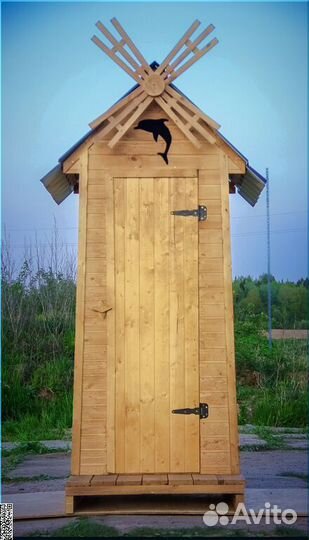 Дачный туалет с установкой KEY675