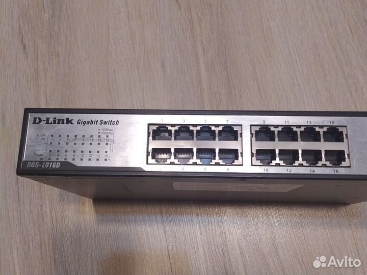 D-Link модель DGS-1016D