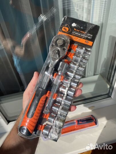 Набор головок с трещеткой