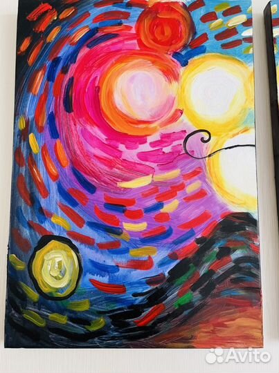 Модульная картина дерево желаний