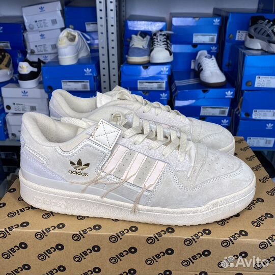 Adidas Forum Off-White Бежевые (Брак)