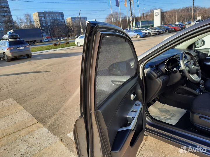 Каркасные шторки на Kia Rio 3