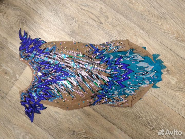 Купальник для хг 10-12 лет камни сваровские