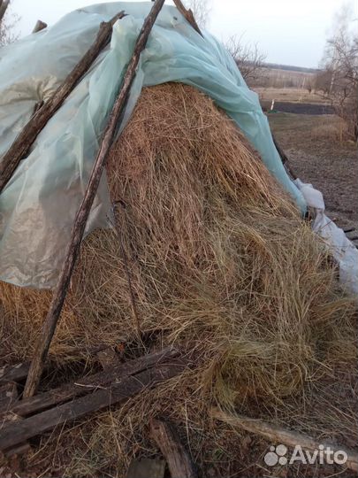Сено в мешках