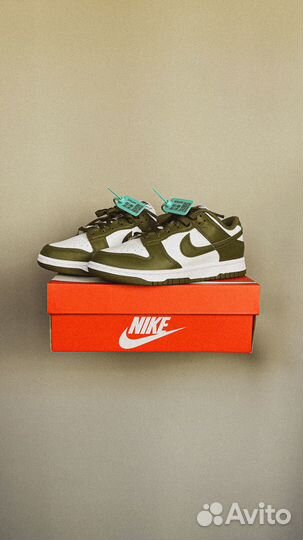 Nike Dunk Low Medium Olive (оригинал)