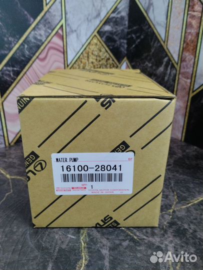 Помпа насос водяной тойота авенсис 2.4 2azfse