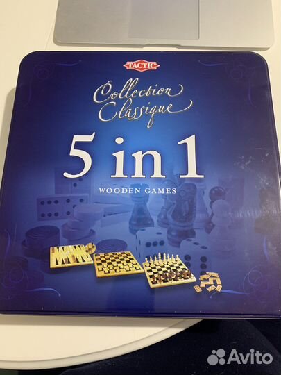 Шахматы подарочный набор 5 в 1