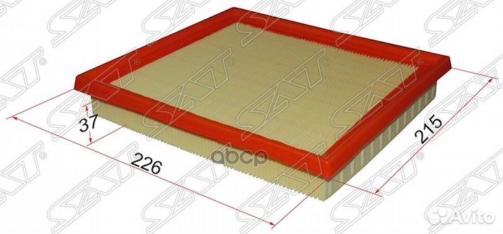 Фильтр воздушный lexus RX350/450H/toyota highla