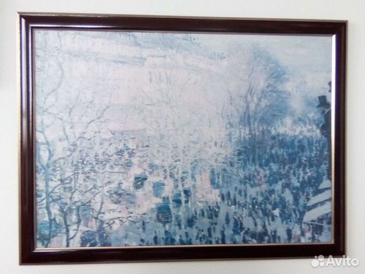 Репродукция с картины Клода Монэ 56х75