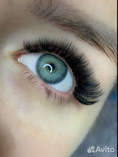 Наращивание ресниц на дому