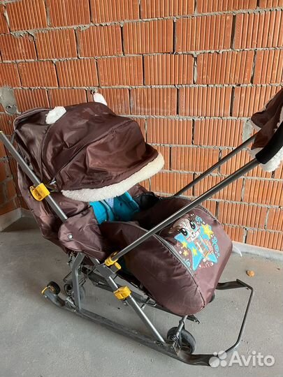 Коляска санки
