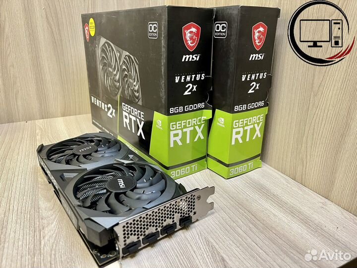 MSI RTX 3060 Ti Ventus (гарантия 6 месяцев)