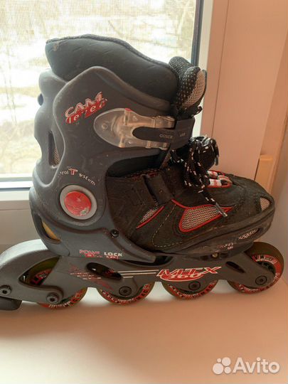 Роликовые коньки детские раздвижные