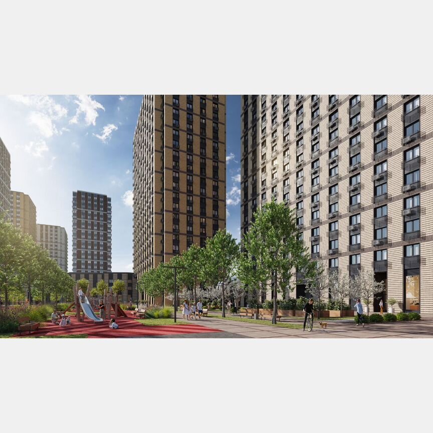 2-к. квартира, 66,1 м², 19/23 эт.