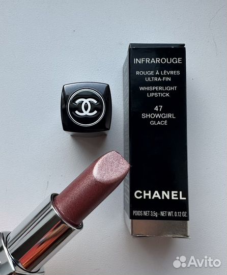 Chanel помада 47 showgirl glace винтаж