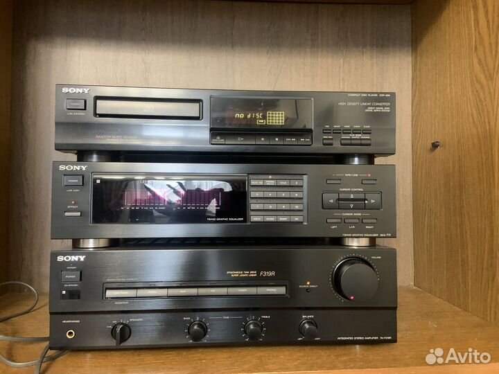 Sony ta-f319r+ sony seq-711+ sony sdp-209