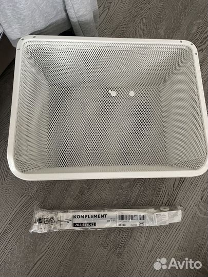 Корзина сетчатая IKEA Komplement белая