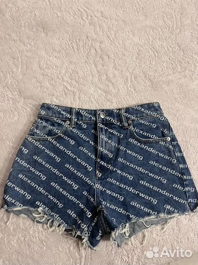 Джинсовые шорты Alexander Wang