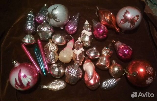 Ёлочные игрушки СССР