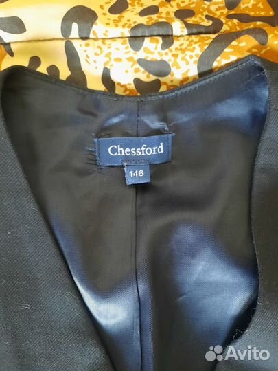 Школьный жилет синий 146