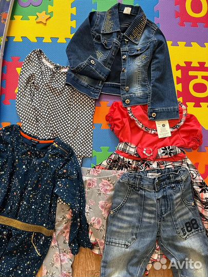 Вещи пакетом на девочку 98 104