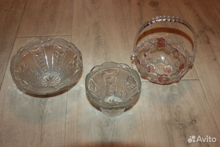Вазы хрустальные для кухни