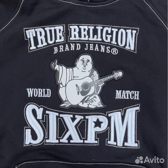 Худи True Religion Six PM Черное