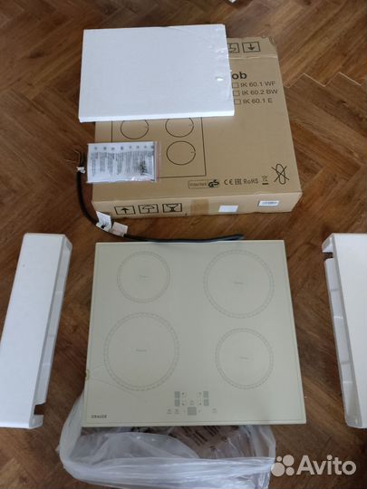 Варочная панель ретро graude треснуто стекло