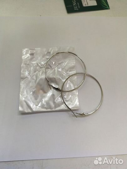 Серьги кольца