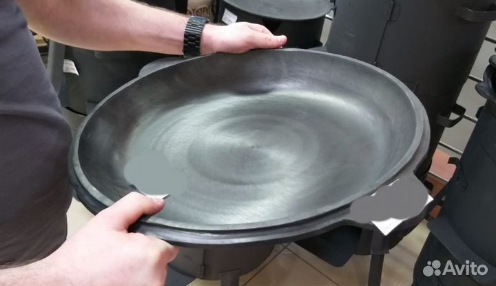 Узбекские чугунные казаны, саджи, сковороды