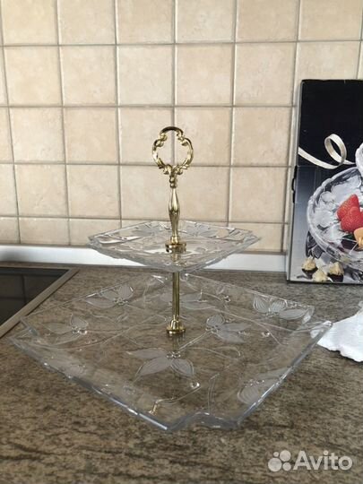 Ваза для фруктов, сладостей, фруктовница, этажерка