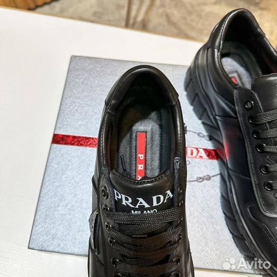 Кроссовки мужские кожаные Prada 39-45