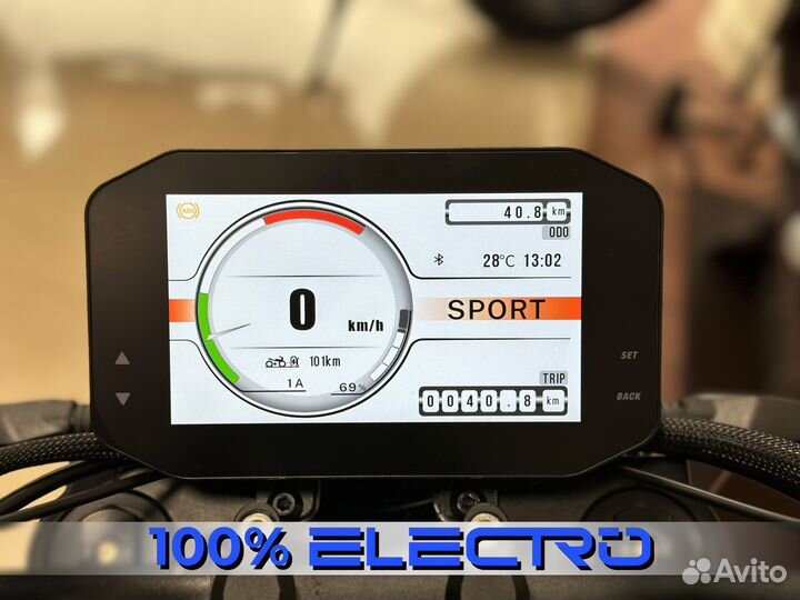 Электромотоцикл Alrendo TS Bravo