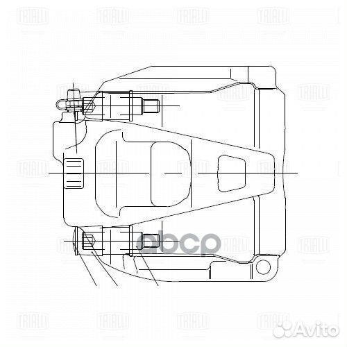 Суппорт тормозной audi A4 07- перед. прав. D57