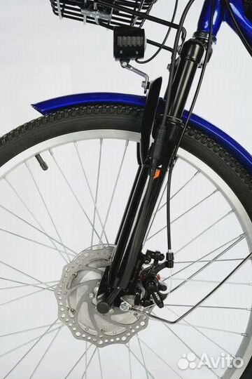 Трехколесный велосипед рвз Чемпион 24 6 ск