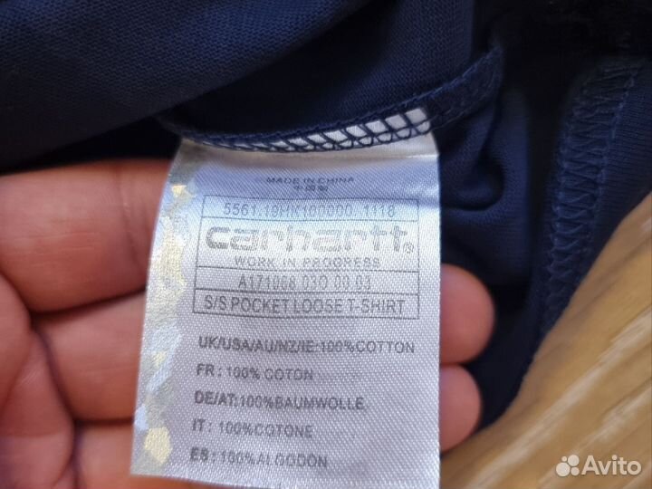 Футболка Carhartt синяя