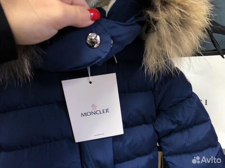 Куртка парка moncler детская зимняя